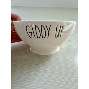 RAE DUNN 'Giddy Up' Bowl Artisan Collection by Magenta 5.5" Diameter x 2.875" H